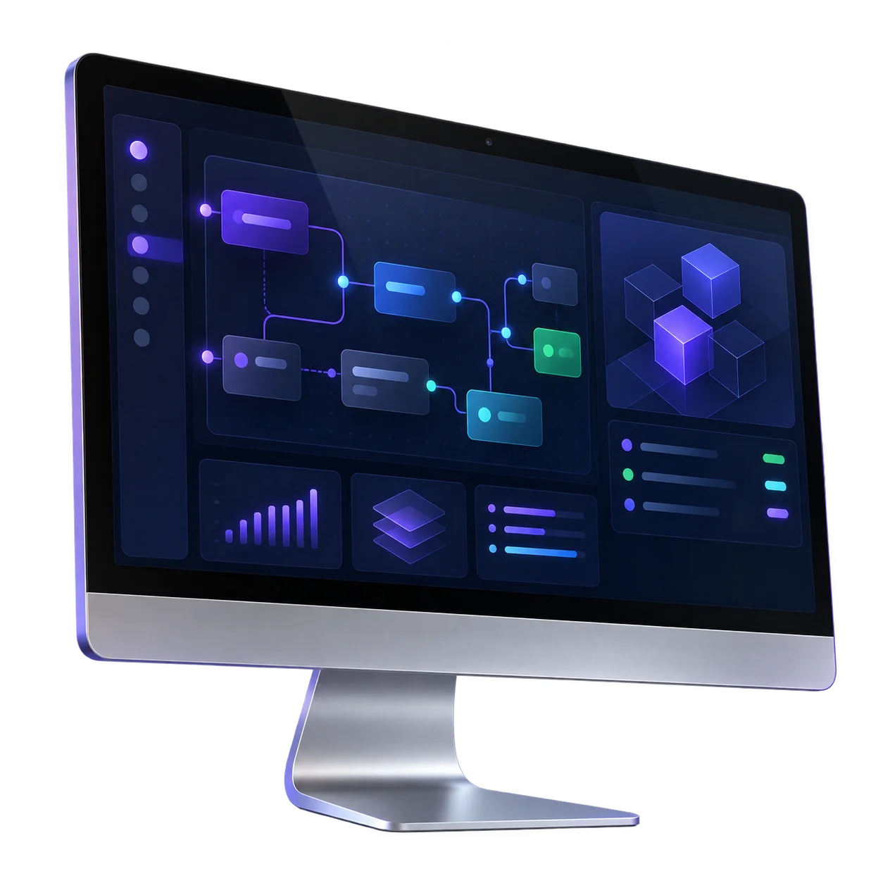 Illustrated development workspace