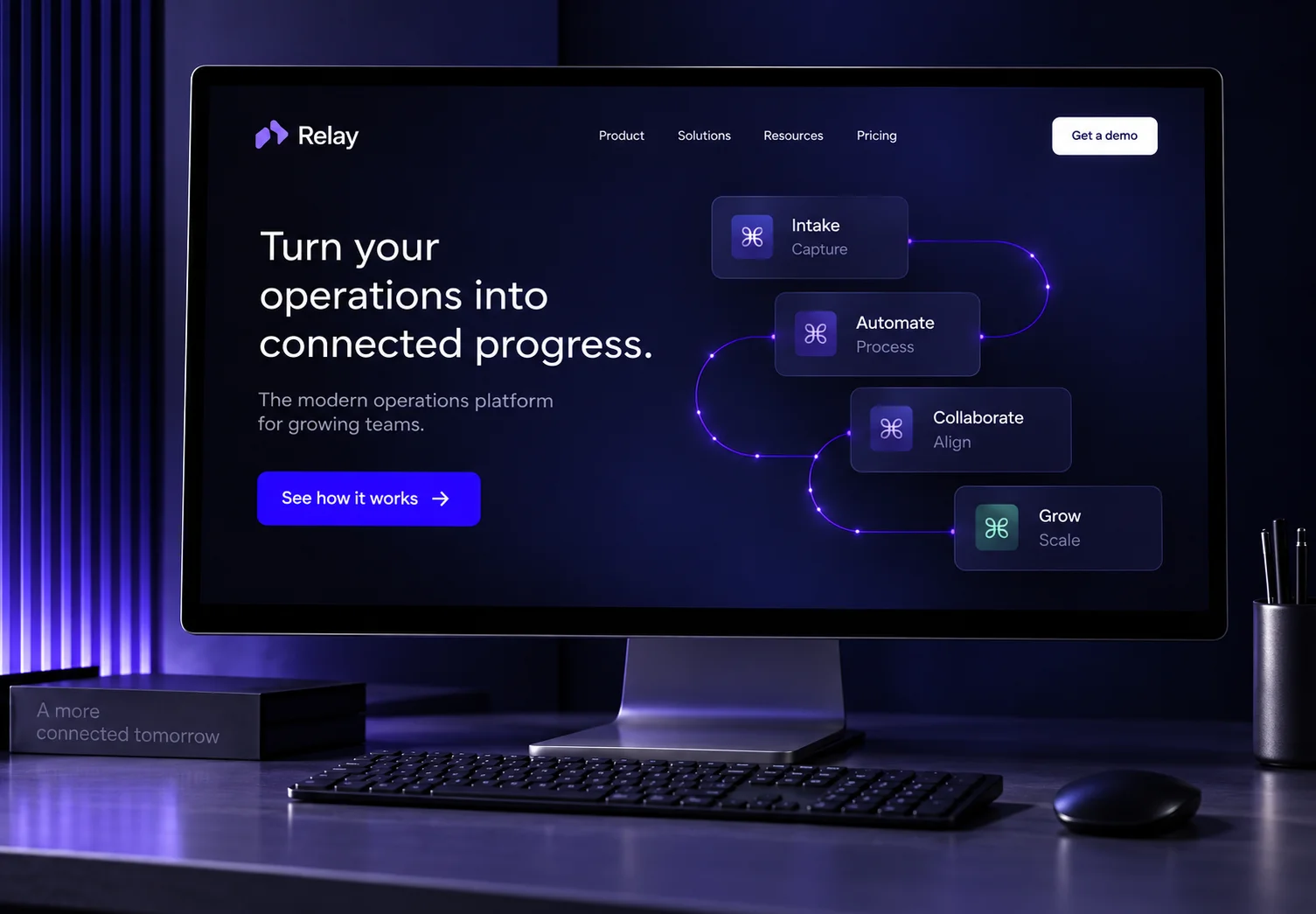 Relay website concept