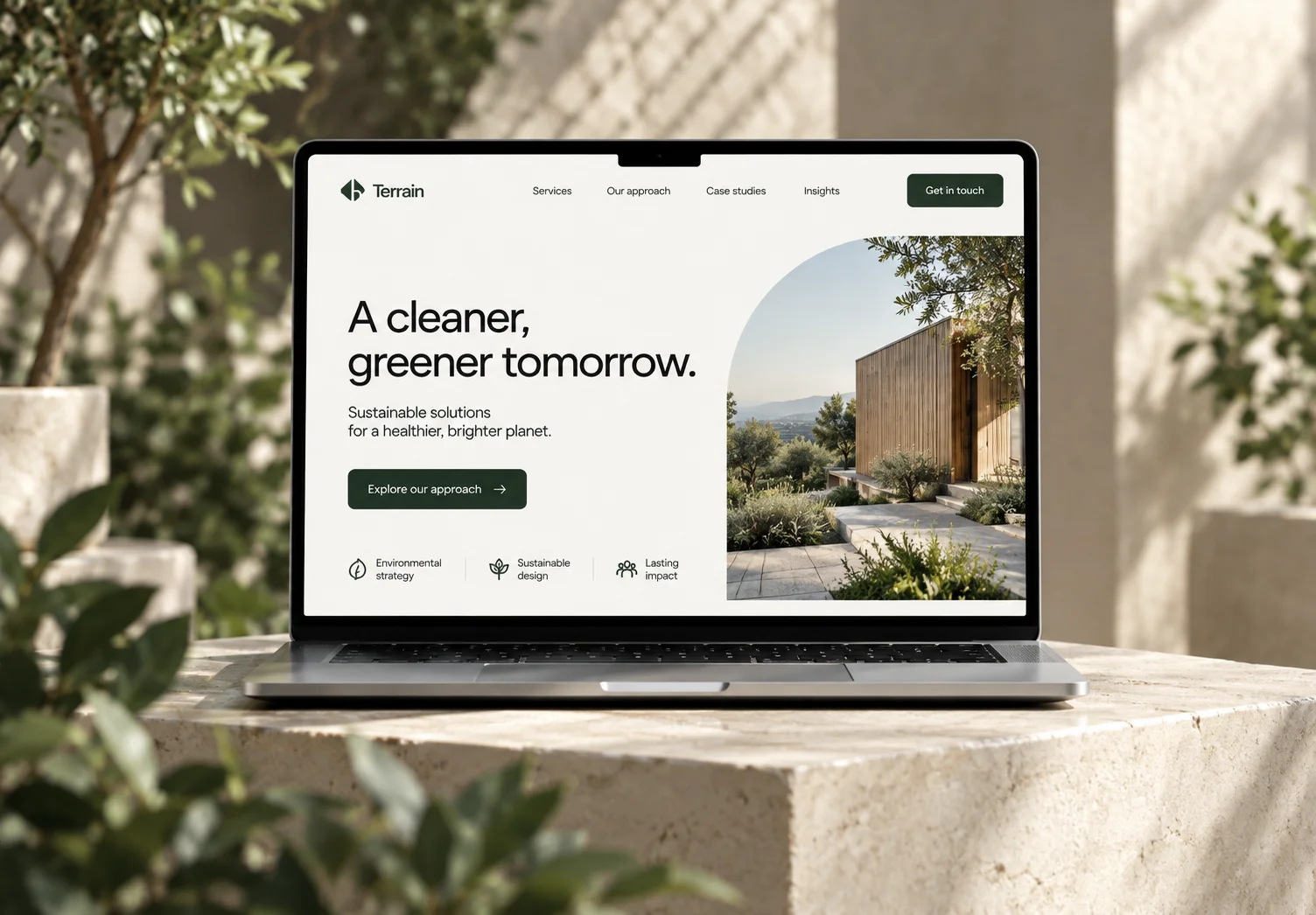 Terrain website concept